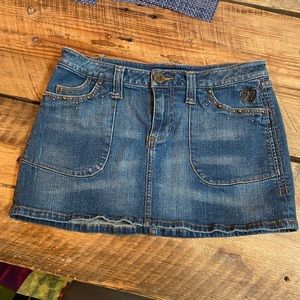 Harley-Davidson denim miniskirt size 6